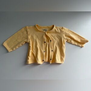 First Impressions Yellow Kids Cardigan